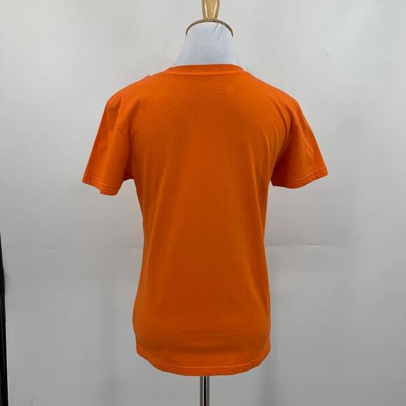 Dutch Bros T Shirt Womens S Small Orange Cotton Short Sleeve Crew Tee End ALS - Picture 3 of 12